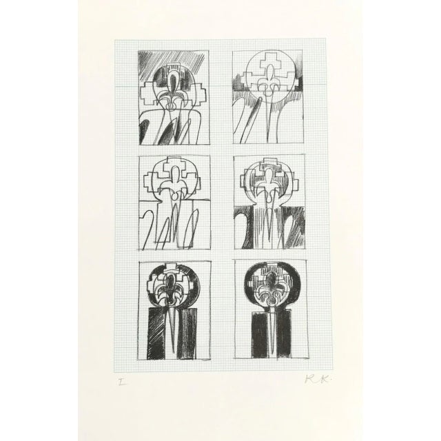 Artist:Knight Country: Brazil Title: Knight Medium: Screen print in four colors Marks: Pencil signed & numbered I Paper...