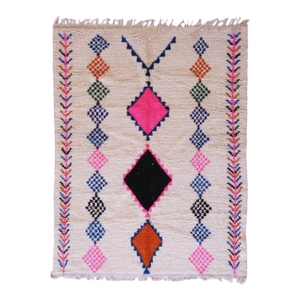 Moroccan Azilal Neon Rug - 9.2 X 7 Ft