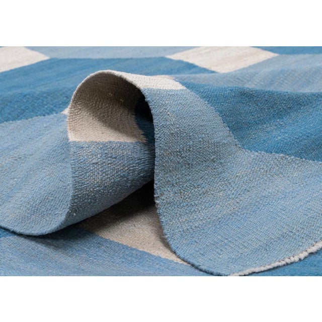 Turkish Oriental Flat Weave Turkish Kilim 8'3" x 10'9" For Sale - Image 3 of 8