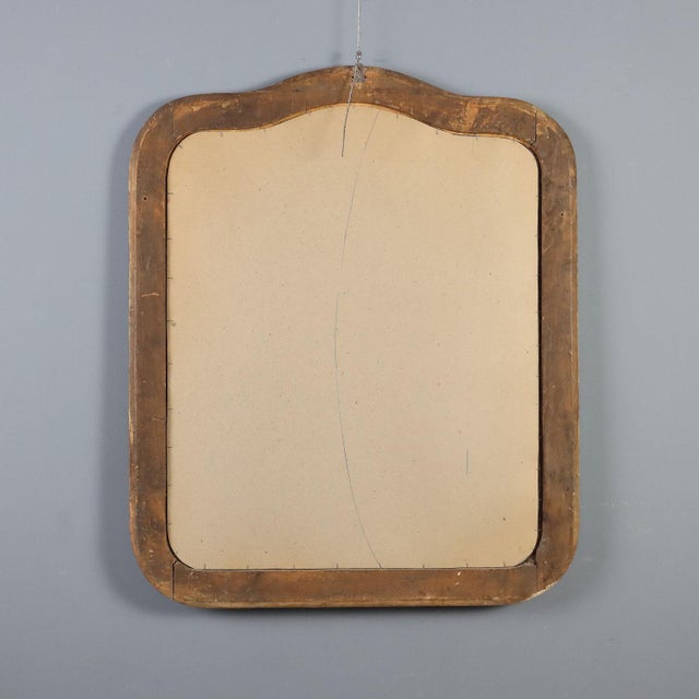 Goldenrod Italian Mirror in Carved Gilded Wood For Sale - Image 8 of 9