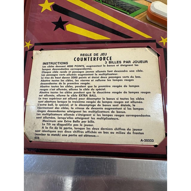 Counterforce Pinball Machine from Gottlieb, 1980 For Sale - Image 12 of 15