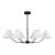 2020s Visual Comfort Studio Burke 6-Light Large Chandelier in Midnight Black For Sale - Image 5 of 5