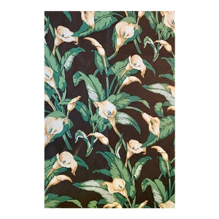Rose Cumming "Calla Lilies" Chintz Fabric - 4 Yards For Sale