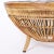 Wood Drum Form Rattan and Leather Coffee Table For Sale - Image 7 of 10