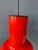 Vintage Space Age Red Cone Pendant Lamp For Sale - Image 10 of 11
