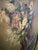 Traditional Vintage 1938 Floral Still Life Oil Painting, Signed Ashley, in Gilt Wood Frame For Sale - Image 3 of 16