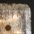 1960s Mid-Century Modern Murano Hand-Blown Textural Clear Glass Venini Flush Mount Chandelier For Sale - Image 14 of 18