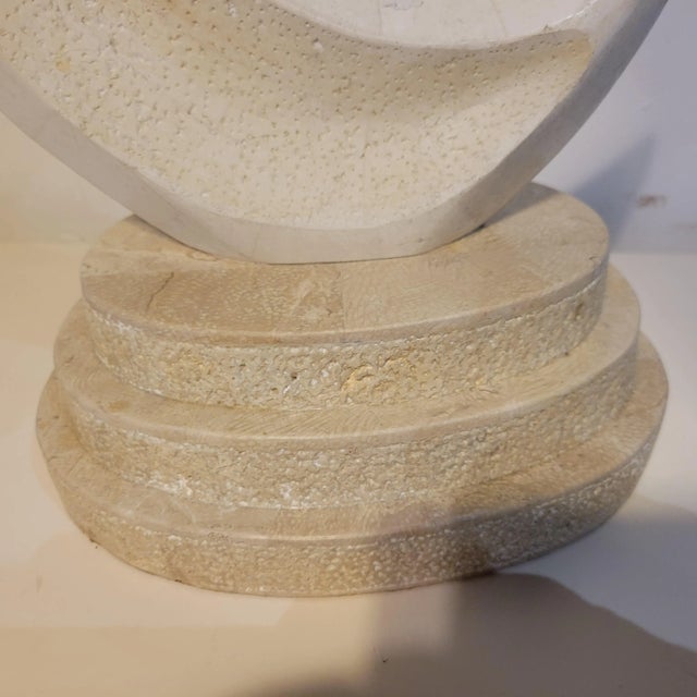 Cream Vintage Abstract Sculpture For Sale - Image 8 of 10