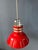 Space Age Red Bucket Pendant Lamp from Ateljé Lyktan For Sale - Image 5 of 11