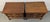 Mid 20th Century Pair of Vintage Dixie Furniture Walnut MCM Tuscan Style Nightstands For Sale - Image 5 of 17