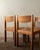 Mid-Century Elm and Rush Dining Chairs by Maison Regain, 1970s, Set of 4 For Sale - Image 11 of 17