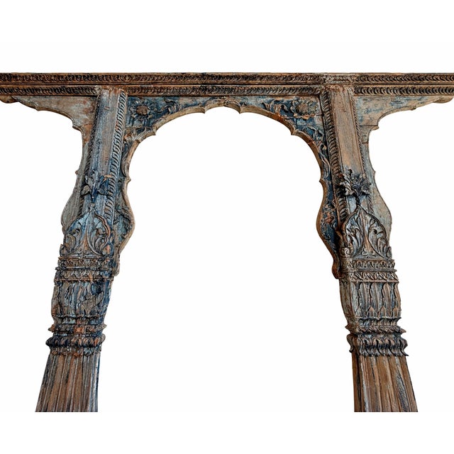 Indian Antique Indian Triple Moorish Archway For Sale - Image 3 of 8