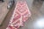 Pink 1970s Turkish Oushak Handmade Wool Cotton Pink Runner Rug For Sale - Image 8 of 11