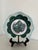 Vintage Italian Majolica Hand-Painted Grape Leaf Plate For Sale - Image 4 of 9