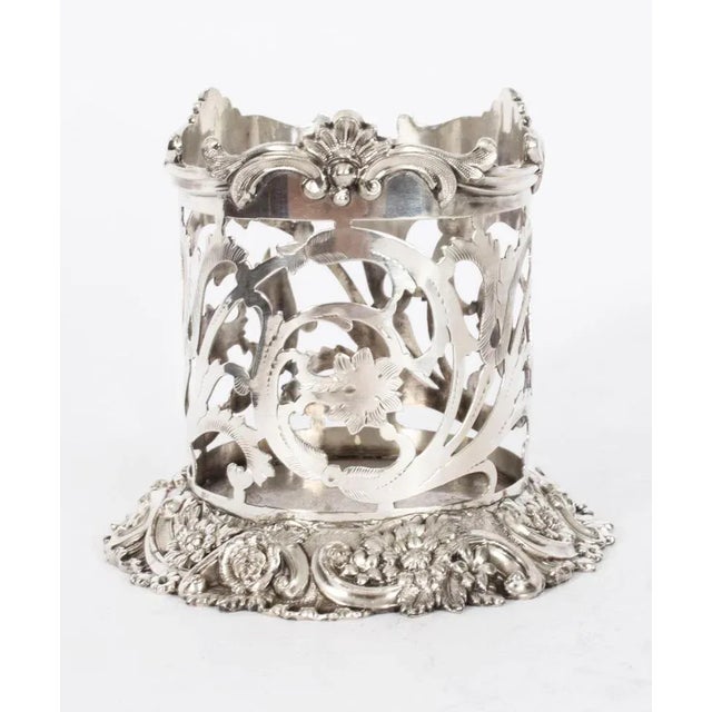 Antique Victorian Coasters Wine Bottle Holders, Set of 3 For Sale - Image 4 of 18