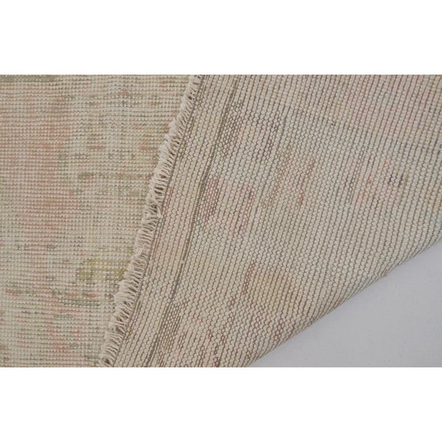 Textile 1960s Oushak Anatolian Tribal Carpet For Sale - Image 7 of 10