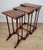 Victorian Nesting Tables in Mahogany, 1880, Set of 3 For Sale - Image 4 of 18