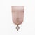 Elegant pink murano glass wall sconces, featuring a refined art deco-inspired design. the diffuser has a soft, gently...