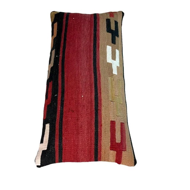 1970s Vintage Turkish Kilim Cushion Cover, 1970s For Sale - Image 5 of 11
