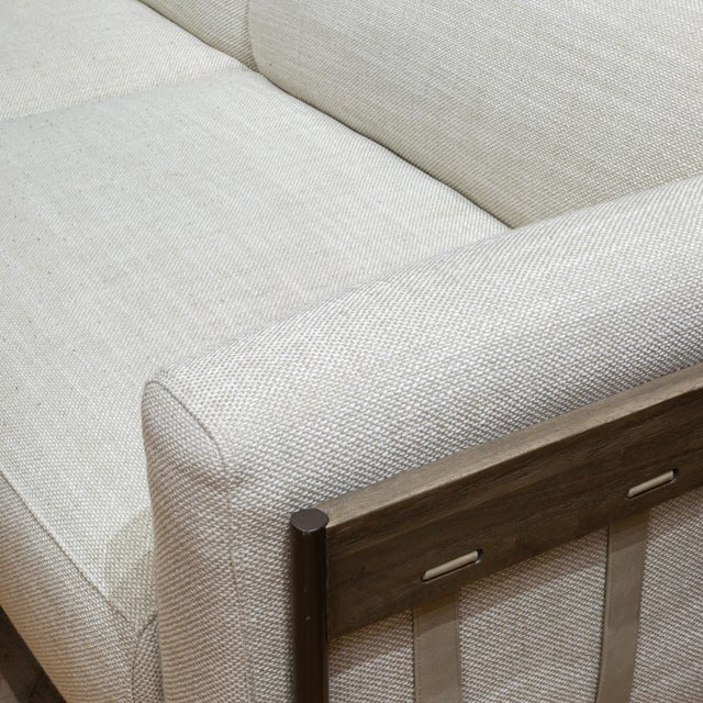 Taupe Ella Sofa-91" Gable Taupe by Four Hands For Sale - Image 8 of 13