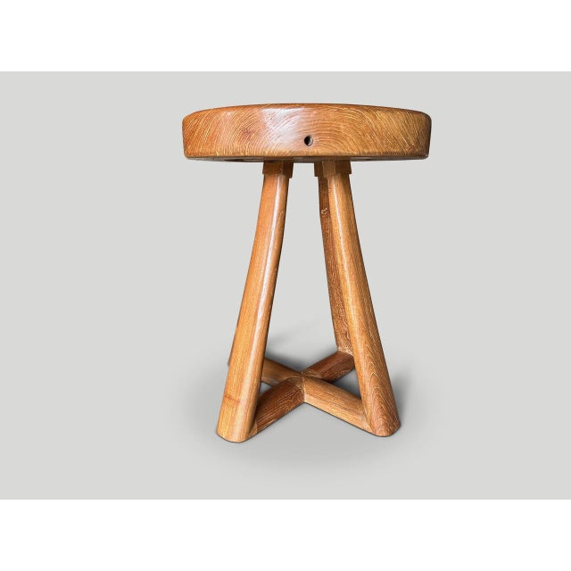 Mid-Century Modern Andrianna Shamaris Tall Tray Side Table or Entry Table For Sale - Image 3 of 5