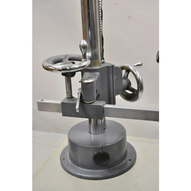 Gray Vintage Bausch & Lomb Optical Xd 7489 Medical Supply Test For Sale - Image 8 of 10