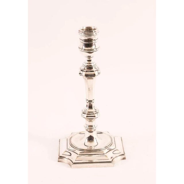 Antique Silver-Plated Candlesticks from Elkinton & Co., 1920s, Set of 2 For Sale - Image 6 of 15