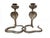 Pair of Vintage Hand-Engraved Brass Cobra Snake Candleholders For Sale - Image 12 of 16