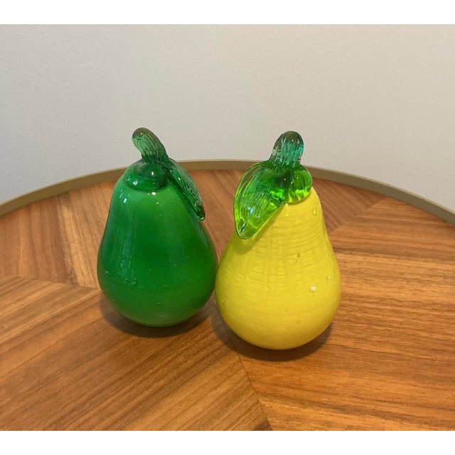 Purple Vintage Italian Murano Style Hand Blown Glass Fruit For Sale - Image 8 of 16