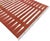 Not Yet Made - Made To Order Handmade Cotton Area Rug Vegetable Dyed Terracotta Red & White Striped Dhurrie - 9'x12' For Sale - Image 6 of 11