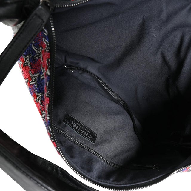 Black Black Lambskin & Multicolor Tweed Girl Bag For Sale - Image 8 of 8