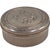 Silver Antique Silver Repoussé Round Trinket Box by Frainier - Cherub & Musician Motif - Circa 1900 - 3" For Sale - Image 8 of 8