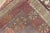 Textile Mid 20th Century Soft Red and Green Vintage Turkish Oushak Rug With Sub-Geometric Dual Medallions For Sale - Image 7 of 8