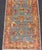 Turkish Angora Oushak Runner With Denim Blue Field and Rust Motifs For Sale - Image 10 of 13