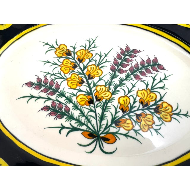 1960s Vintage Henriot Quimper French Faience Soup Tureen and Underplate For Sale - Image 5 of 18