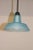 1990s Modern Murano Aqua Glass Pendant Lamp For Sale - Image 9 of 12