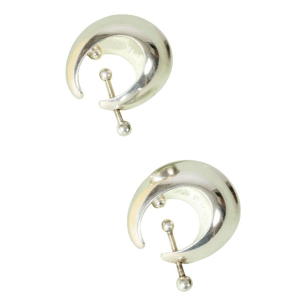 Vintage #126 Earrings by Nanna Ditzel, Set of 2 For Sale