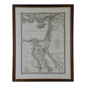 Map of the Holy Land "Carte de la Syrie et de l'Egypte" by Pierre M. Lapie