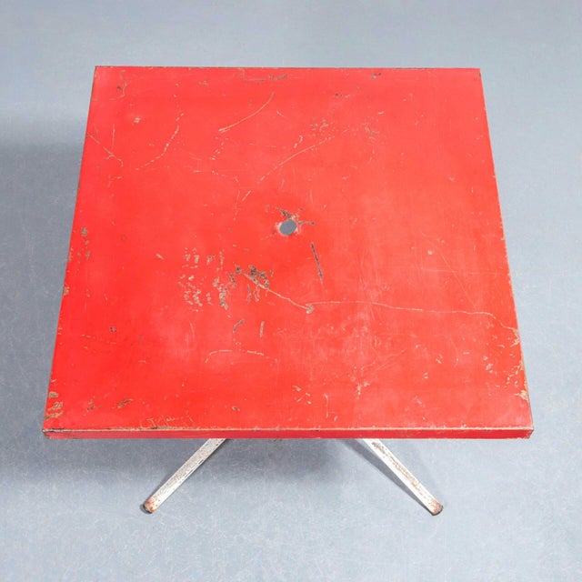 1950s Outdoor Metal Table, 1950s For Sale - Image 5 of 8