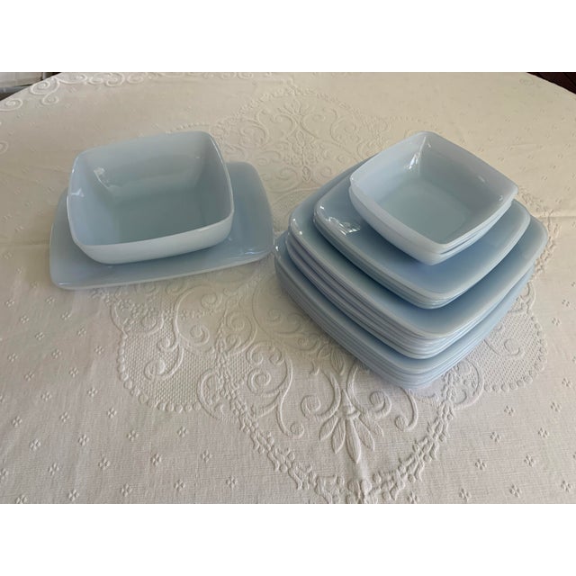 1950s 1950's Fire King Azurite Blue Glass Dishes Set- 22 Pieces For Sale - Image 5 of 12