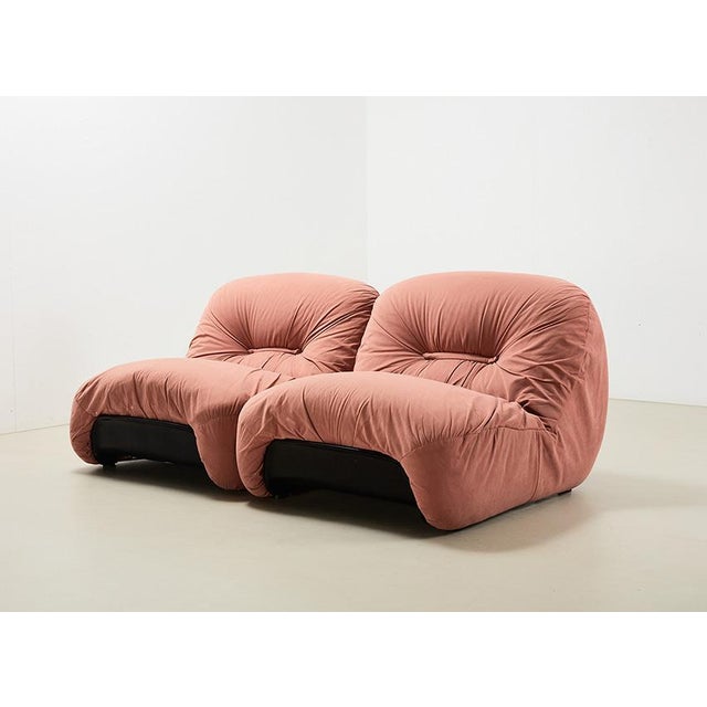 Malu Lounge Chairs by Diego Mattu for 1P Italy, 1970s, Set of 2 For Sale - Image 3 of 10