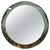 Round Green Double Beveled Mirror attributed to Antonio Lupi for Cristal Luxor, Italy, 1960s For Sale - Image 13 of 13
