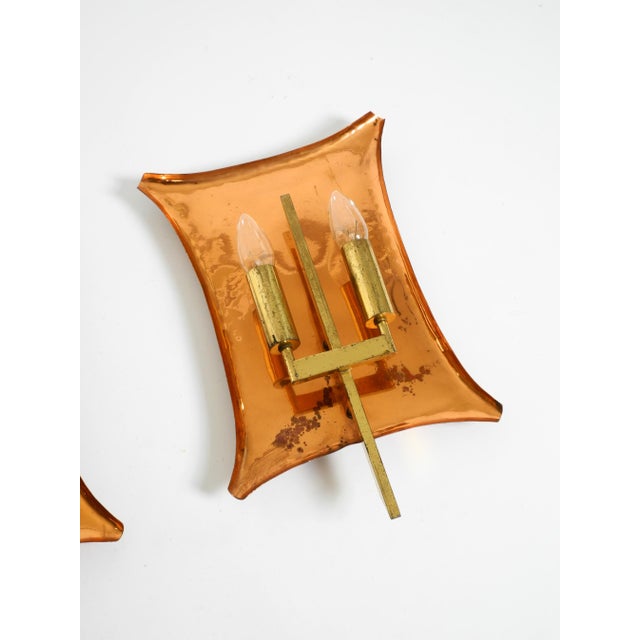 Large Mid-Century Church Wall Lamps in Copper and Brass, 1950s, Set of 2 For Sale - Image 12 of 18