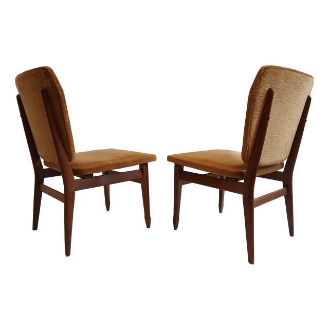 Low Mid-Century Italian Chairs, 1950s, Set of 2 For Sale