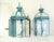Exquisite Pair of Solid Brass & Verdigris Wall Lanterns For Sale - Image 12 of 17