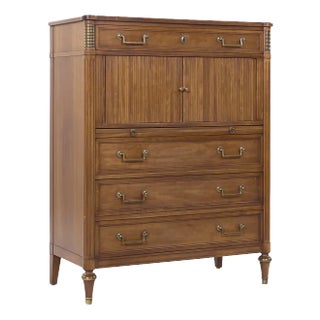 Kindel Furniture Belvedere Tambour Door Gentleman's Chest For Sale