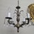 1960s Brass Pineapple Crystal Four-Light Chandelier For Sale - Image 12 of 17