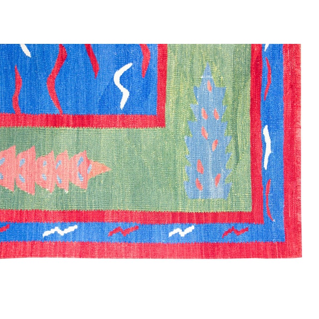 Vintage Turkish Kilim Rug For Sale - Image 4 of 15