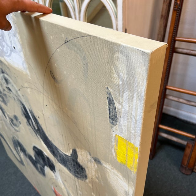 Isabel Wyatt "Prayer Flag" Original Acrylic Painting For Sale - Image 12 of 13