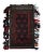 Black 1950s Vintage Baluch Afghan Rug in Black, Red & Green Patterns by Rug & Kilim For Sale - Image 8 of 8